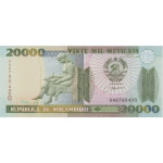 20.000 Meticais 1999 Mozambique